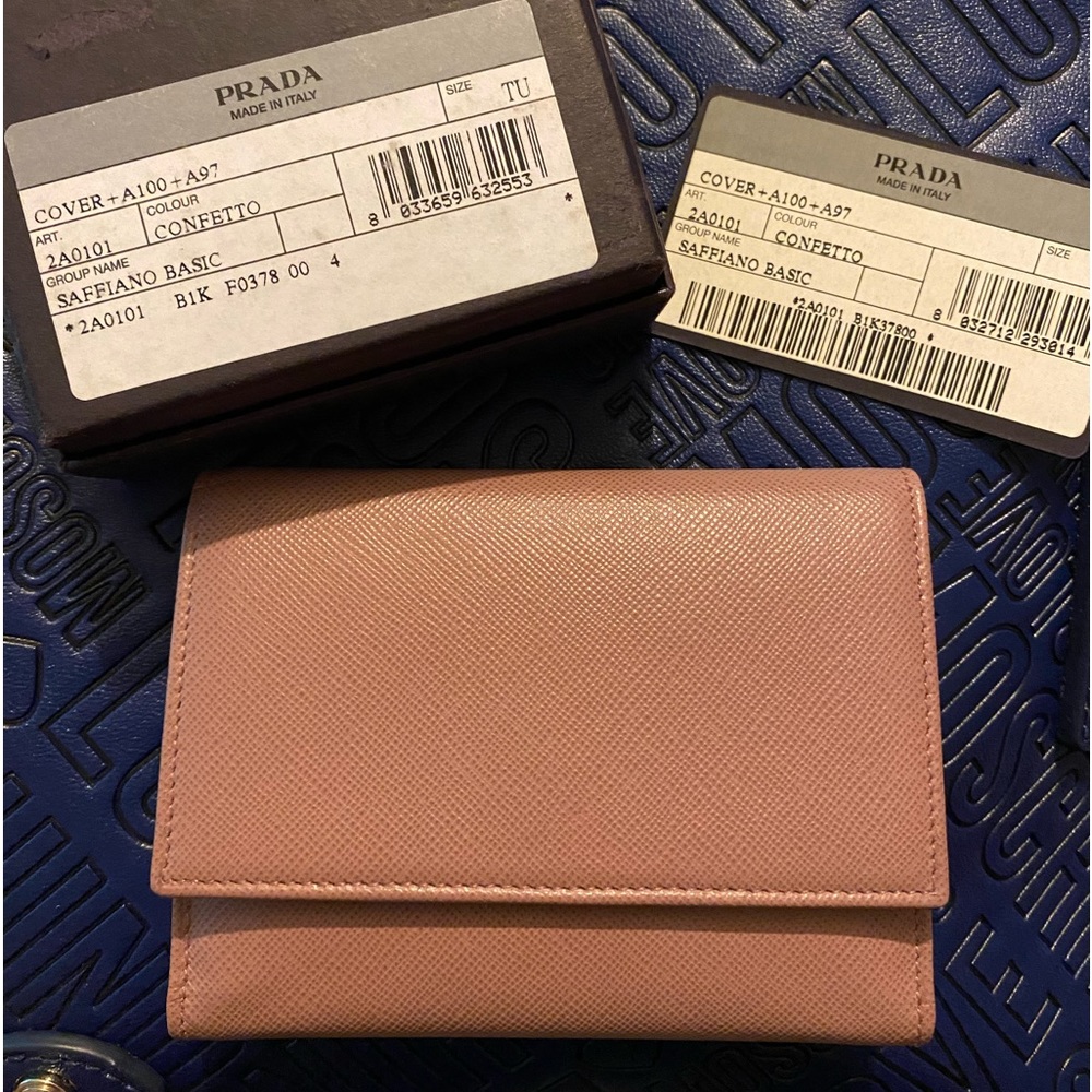(SOLD) PRADA Mini Trifold Organizer
